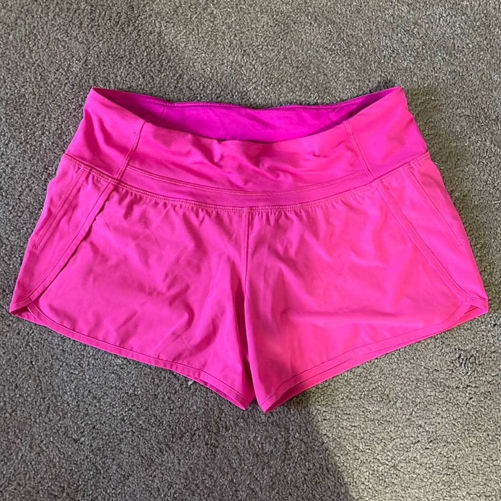 lululemon speed shorts